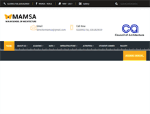 Tablet Screenshot of mamsa.co.in